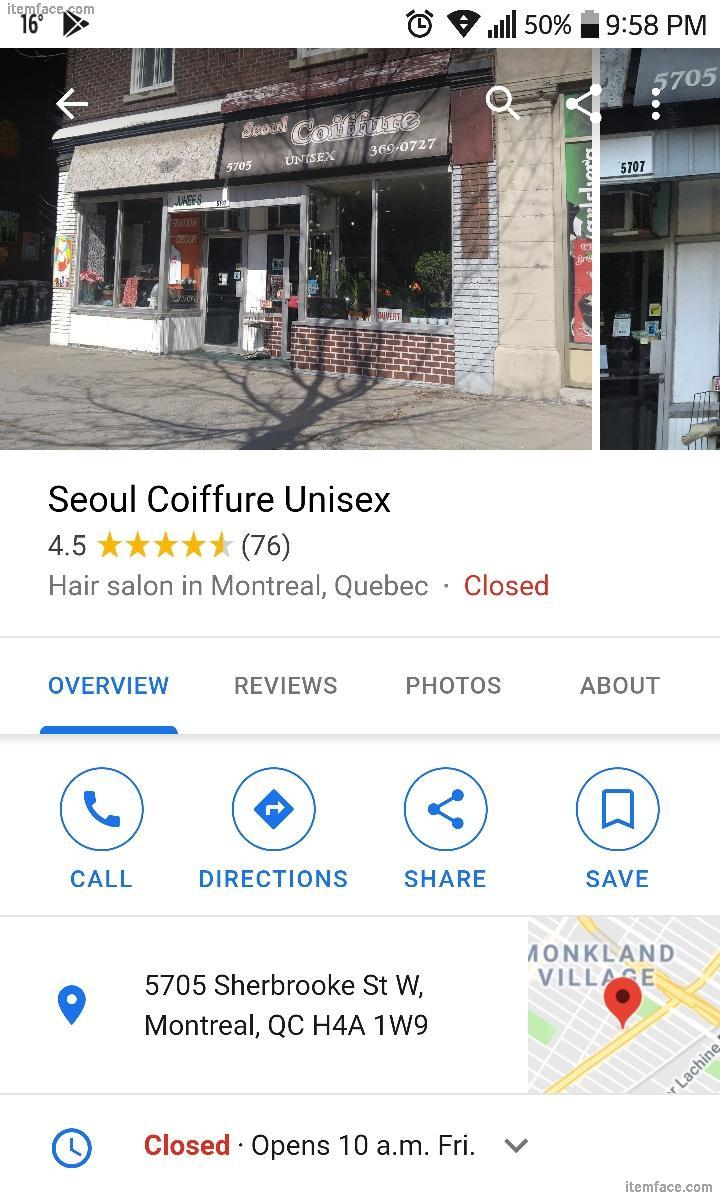Seoul Coiffure Unisexe - Hairdresser