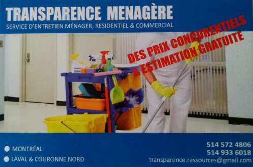 TRANSPARENCE MENAGÈRE - Housekeeper